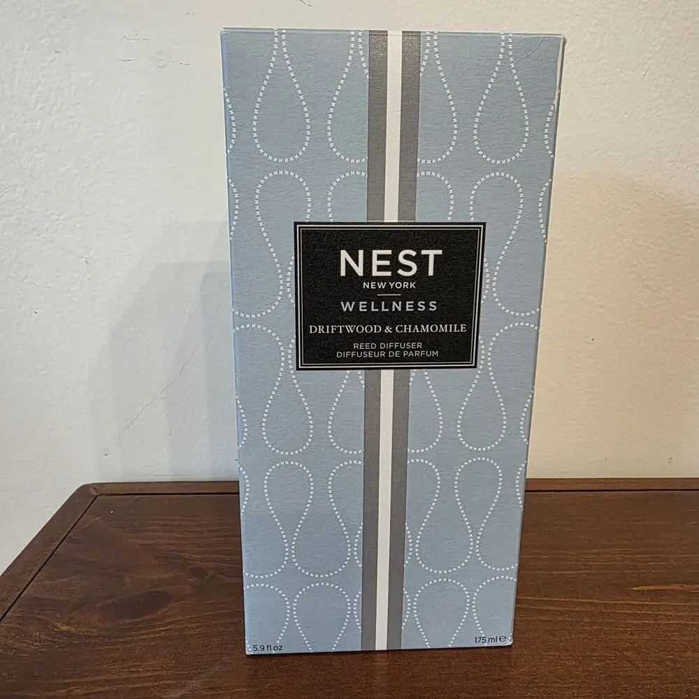 New Nest wellness driftwood/chamomile reed diffuser